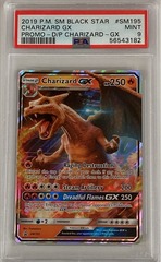 Charizard GX - SM195 - SM Black Star Promo - PSA 9